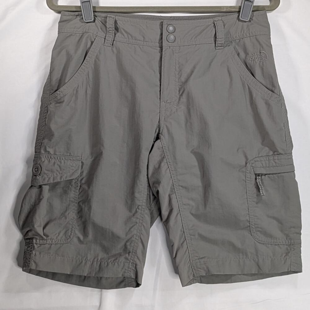 The North Face Women's Gray Cargo Shorts